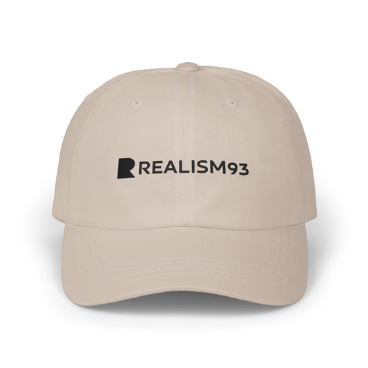 Realism93 Cap – Minimal Logo Embroidered Baseball Hat