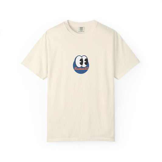 Realism93 Cartoon Eyes Tee — Graphic T-Shirt with Cartoon Mascot