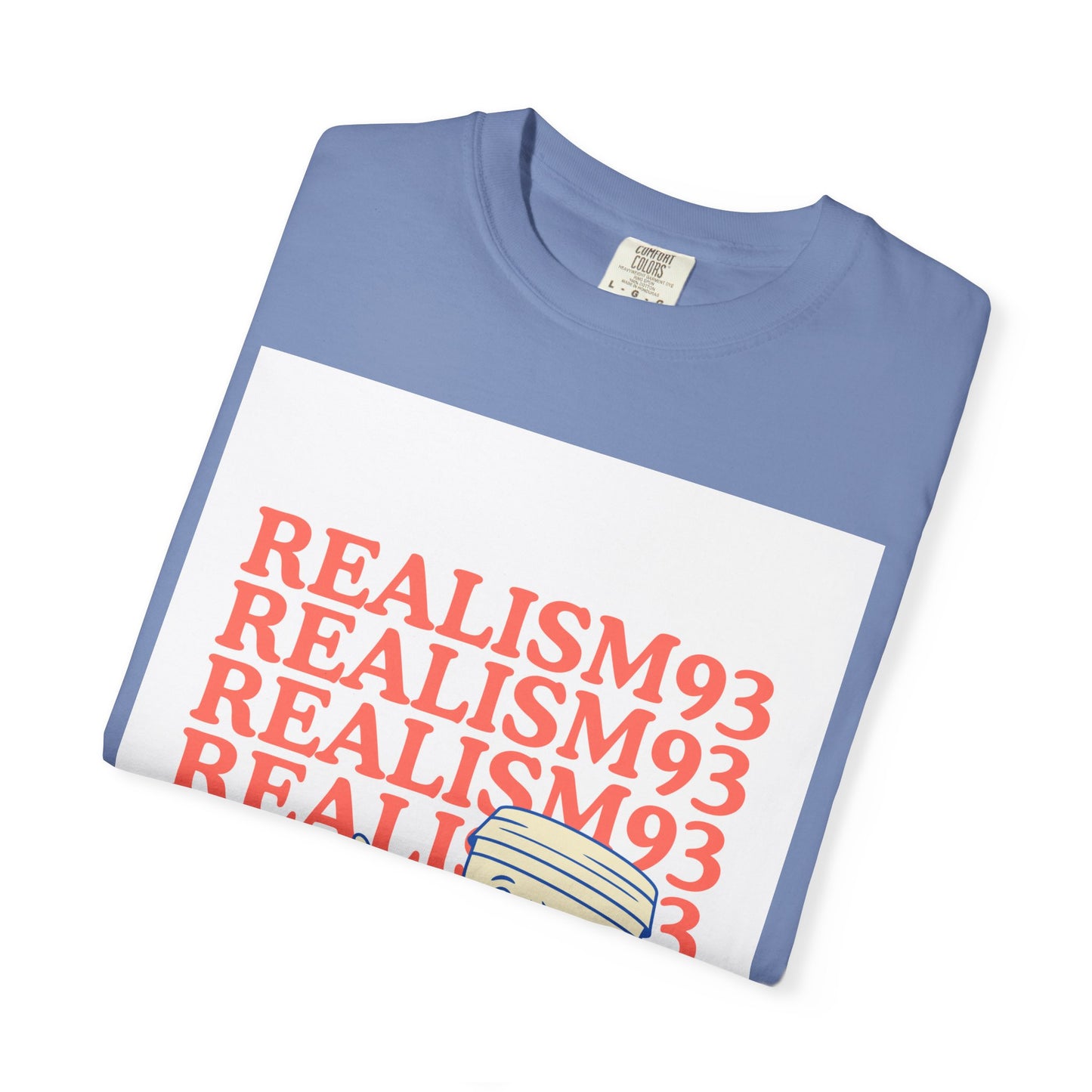 Realism93 Retro Cartoon Tee — Graphic T-Shirt with Vintage Mascot