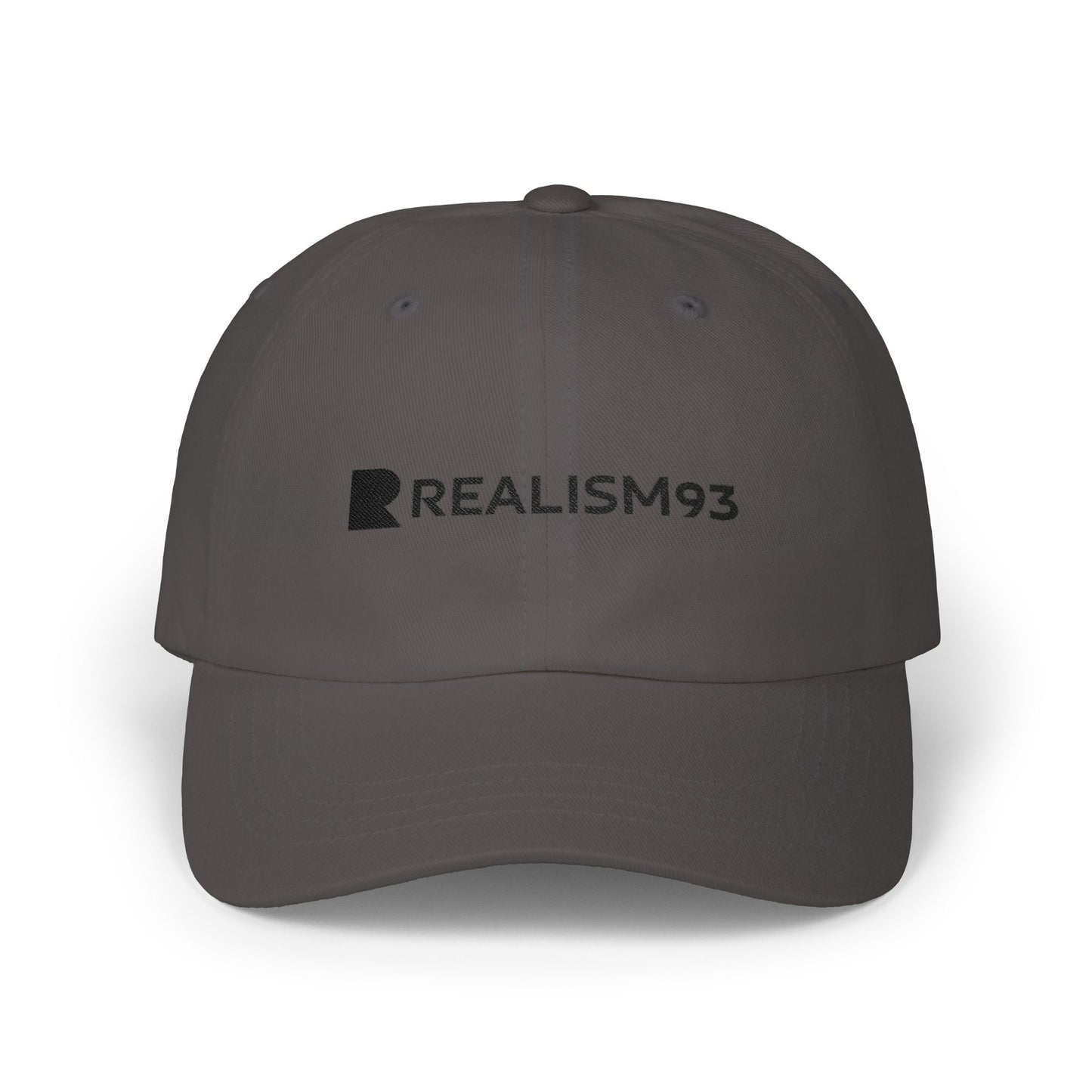 Realism93 Cap – Minimal Logo Embroidered Baseball Hat