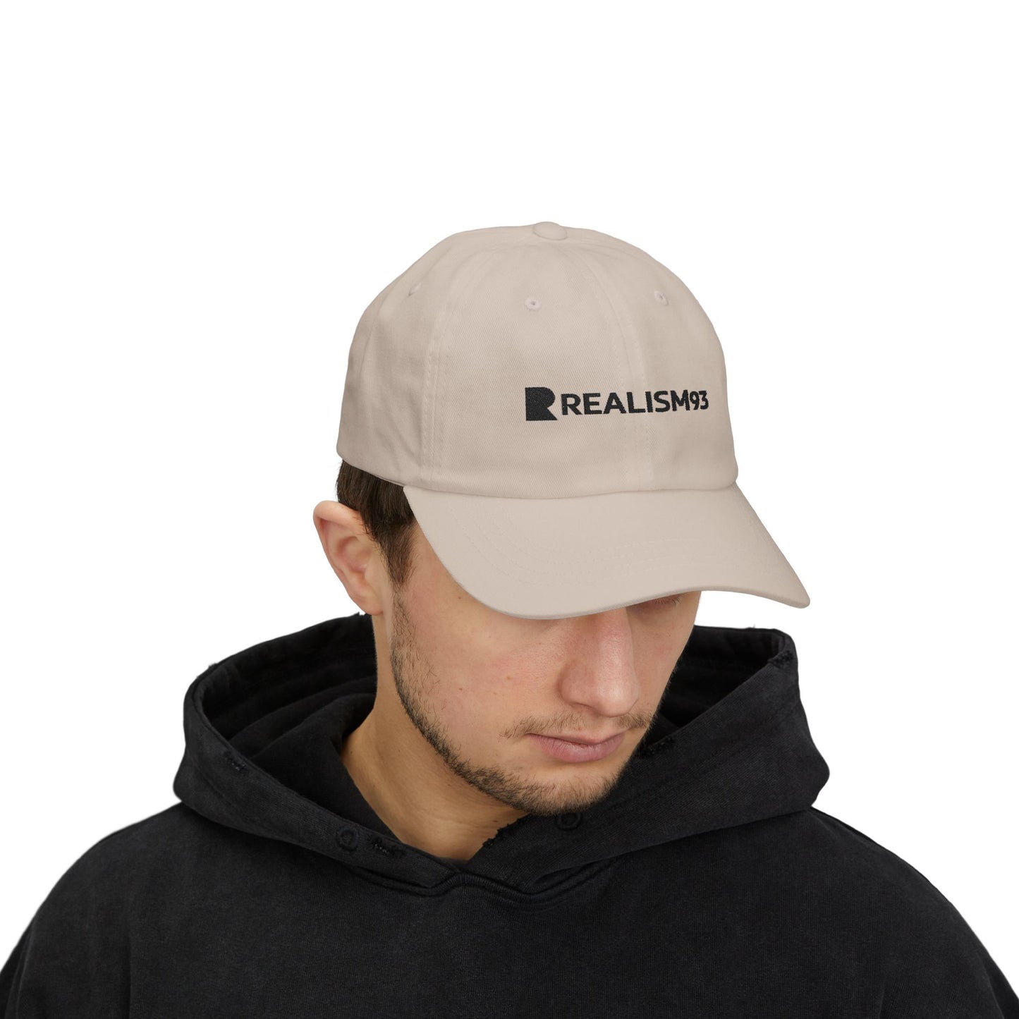Realism93 Cap – Minimal Logo Embroidered Baseball Hat