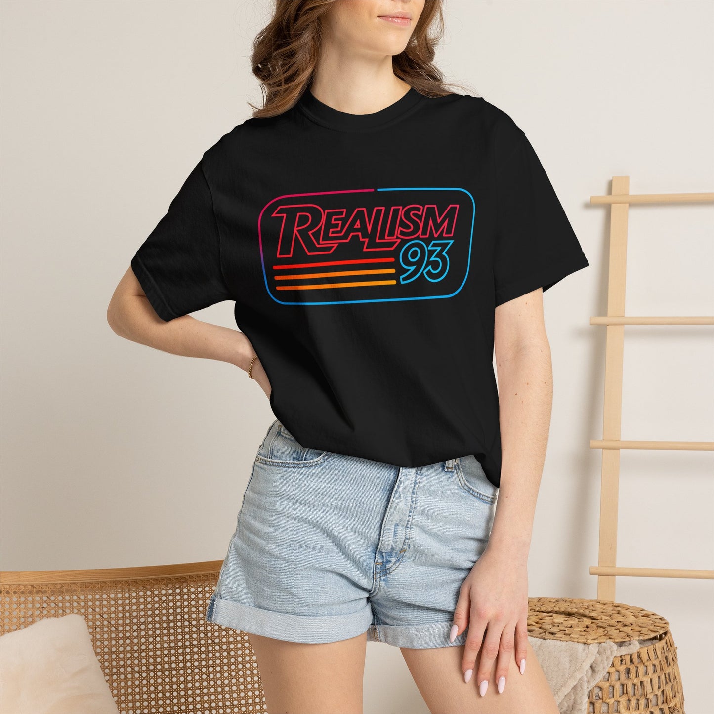Realism 93 Retro Stripe T‑Shirt