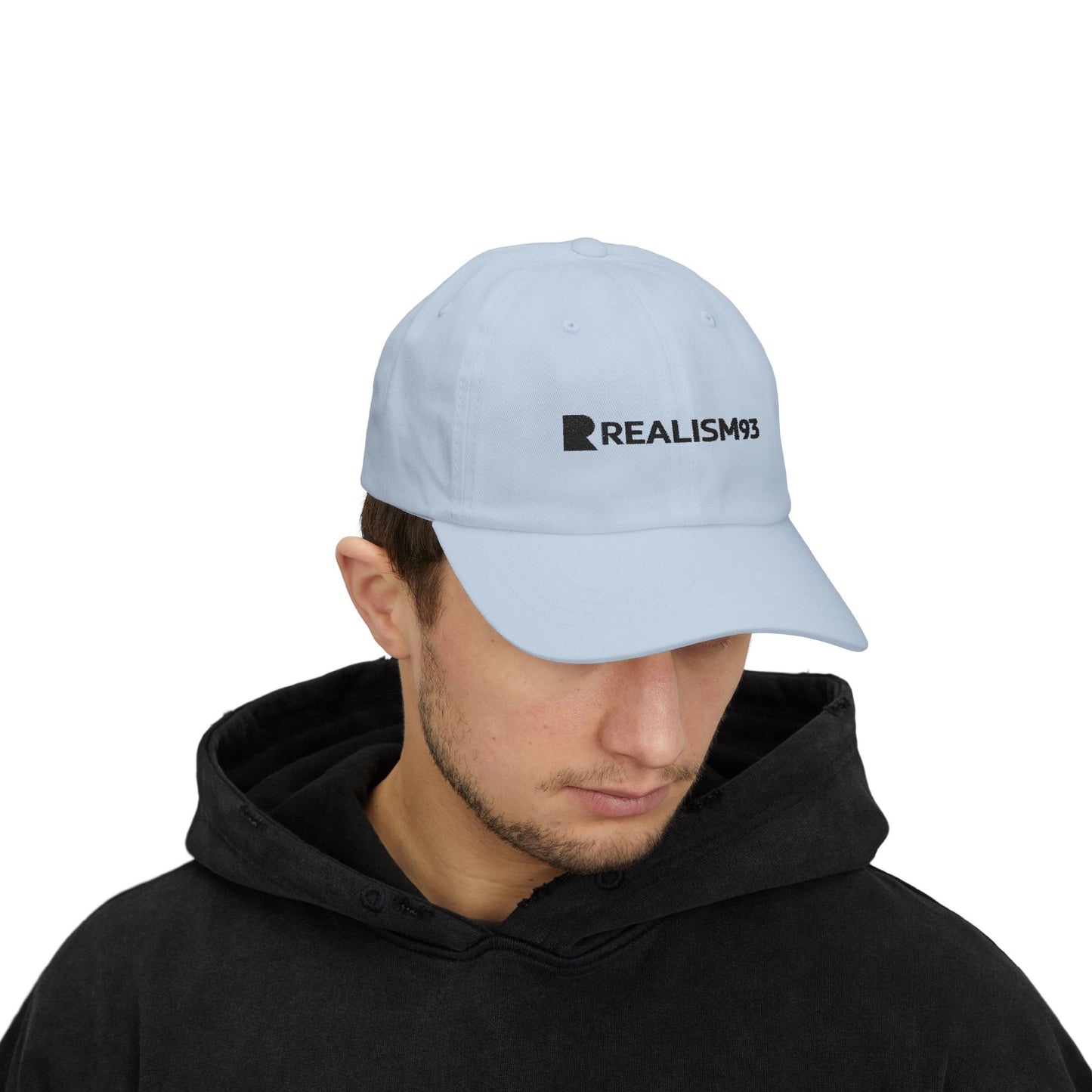 Realism93 Cap – Minimal Logo Embroidered Baseball Hat