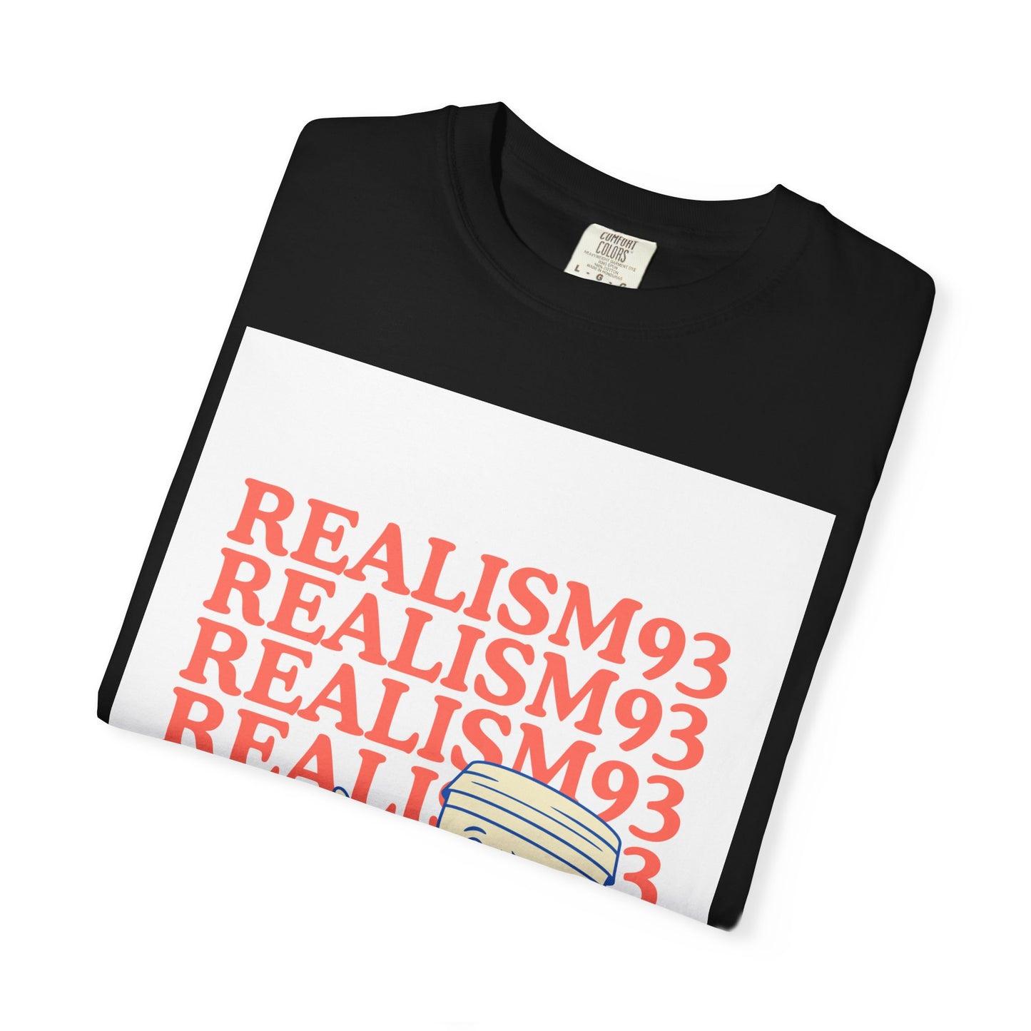 Realism93 Retro Cartoon Tee — Graphic T-Shirt with Vintage Mascot