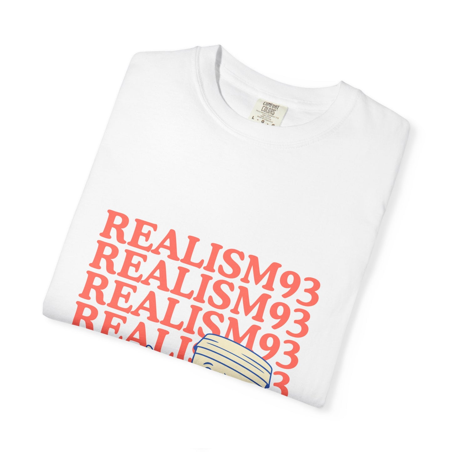 Realism93 Retro Cartoon Tee — Graphic T-Shirt with Vintage Mascot