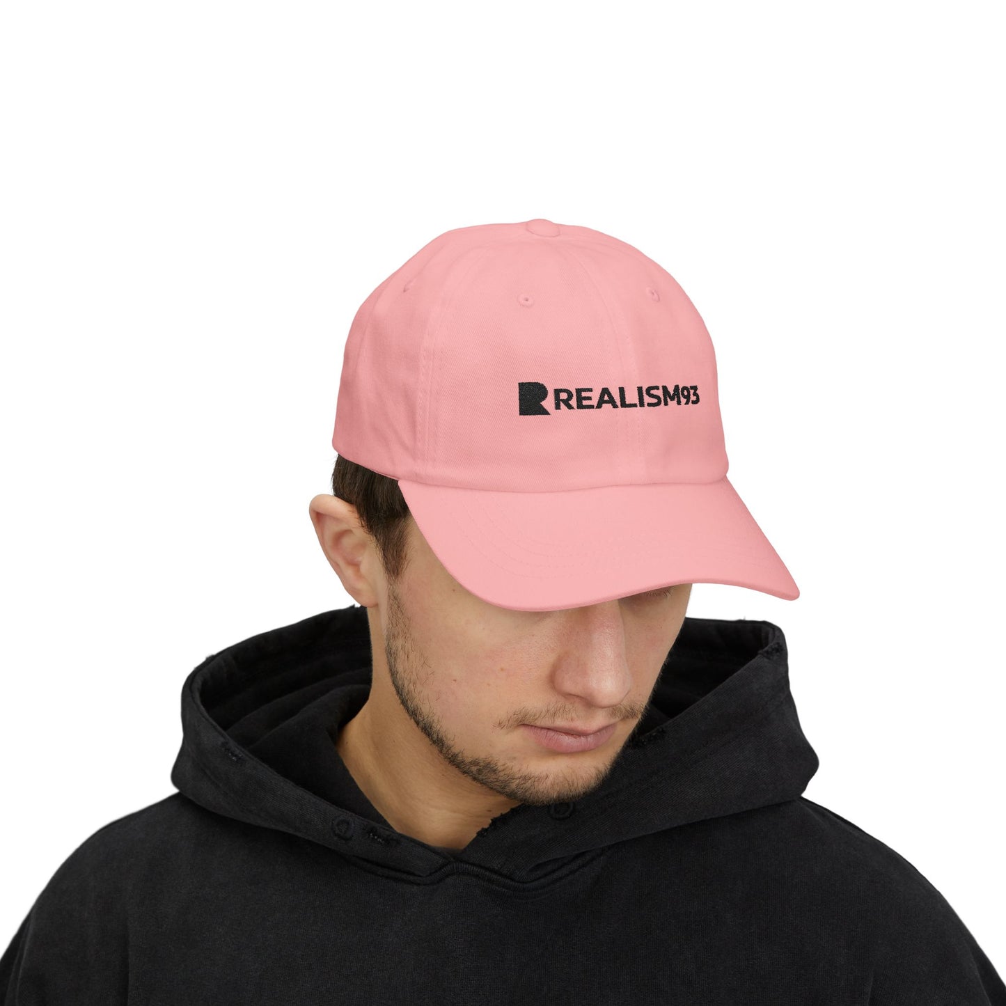 Realism93 Cap – Minimal Logo Embroidered Baseball Hat